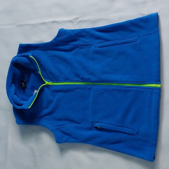 Spring seaon women's fleece vest blue size S - Picture 3 of 10
